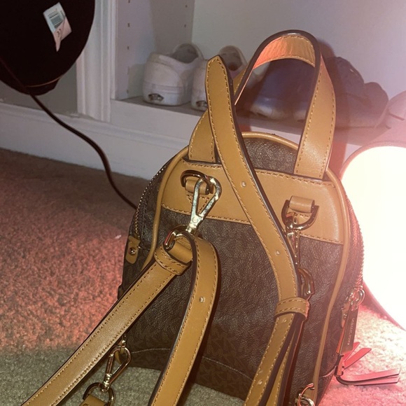michael kors mk signature mini backpack main image 5